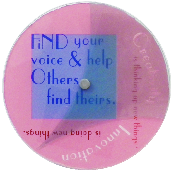 1- Find your voice